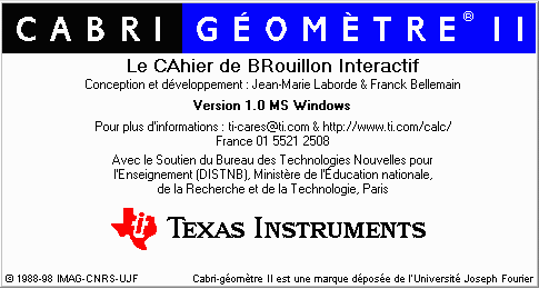 Cabri G&eacute;om&egrave;tre II